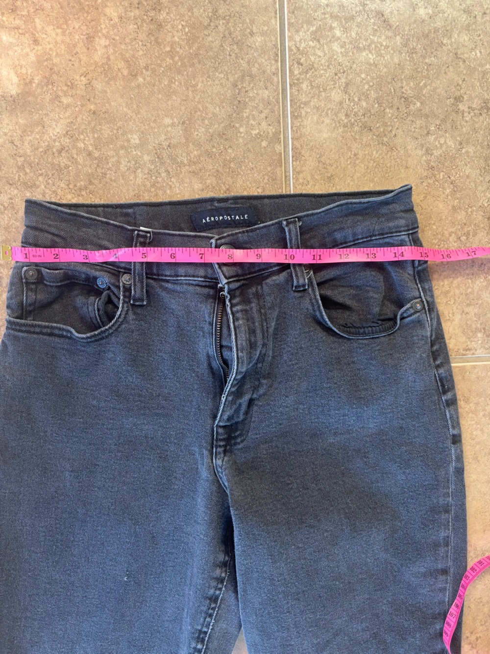Aeropostale Women's curvy Mom Jean in charcoal - Picture 7 of 8